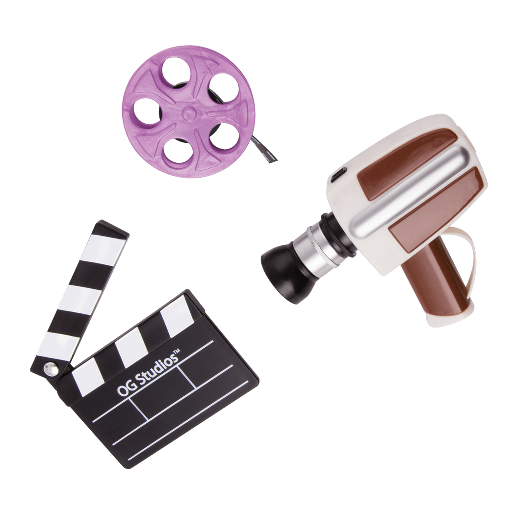 Retro 18-inch Doll Film Accessory