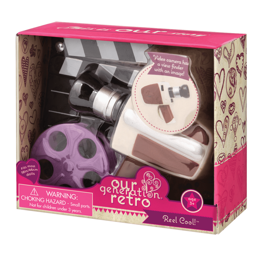Retro 18-inch Doll Film Accessory