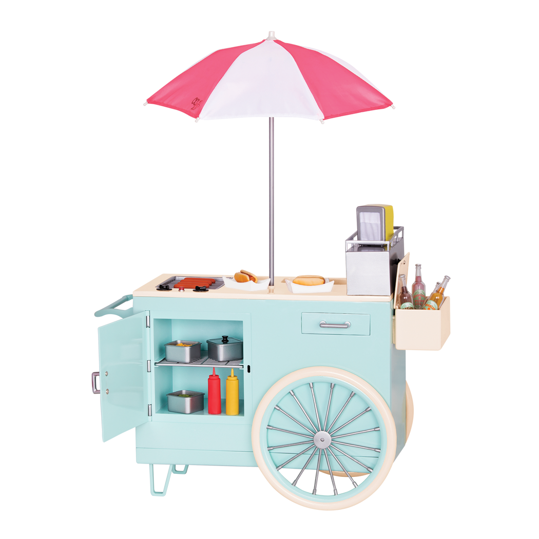 Hot dog cart playset