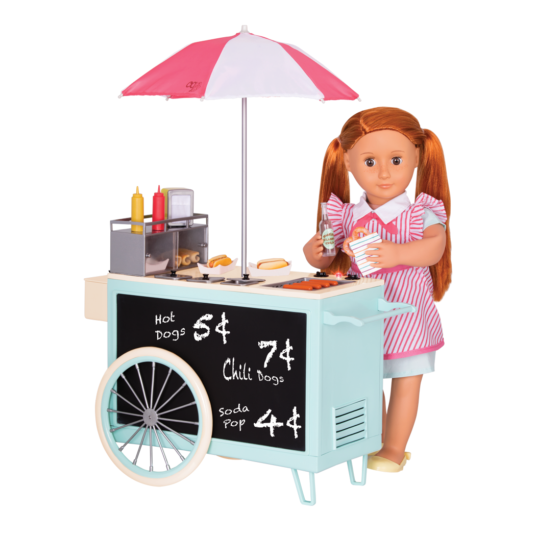 Hot dog cart playset