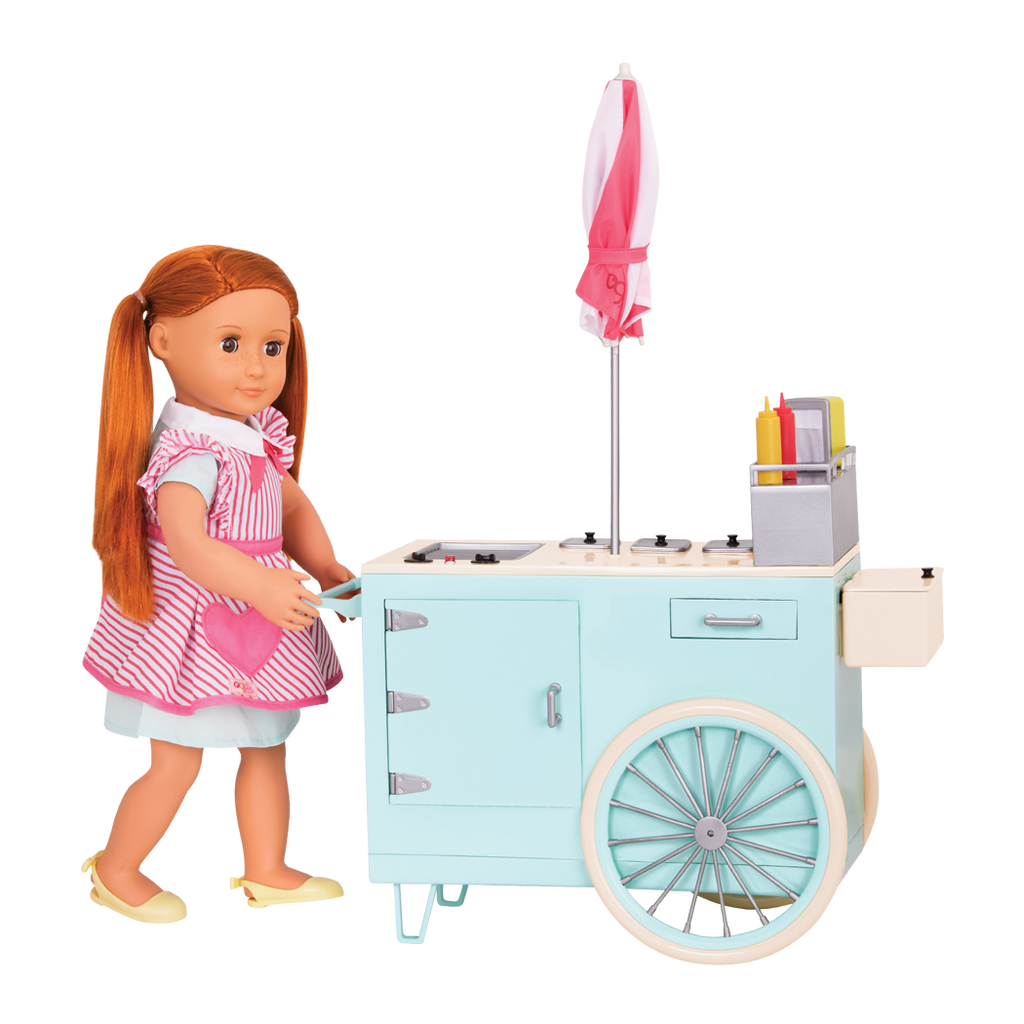 Hot dog cart playset