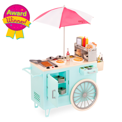 Hot dog cart playset