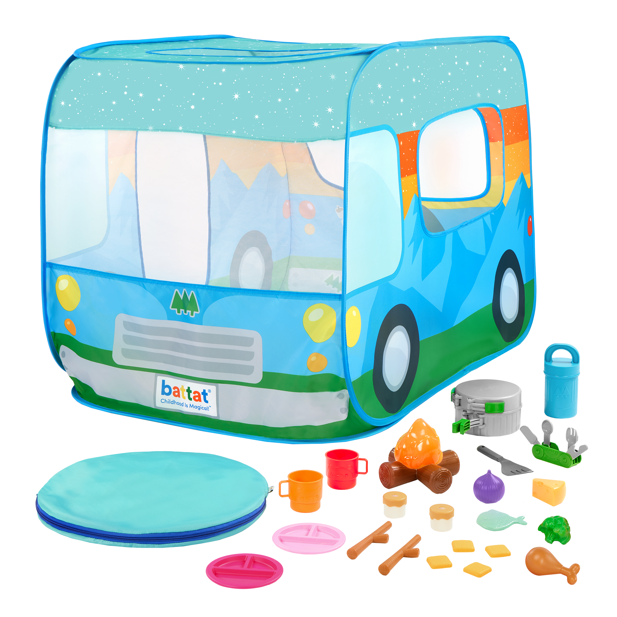 Battat - Happy Camper Pop-Up Tent