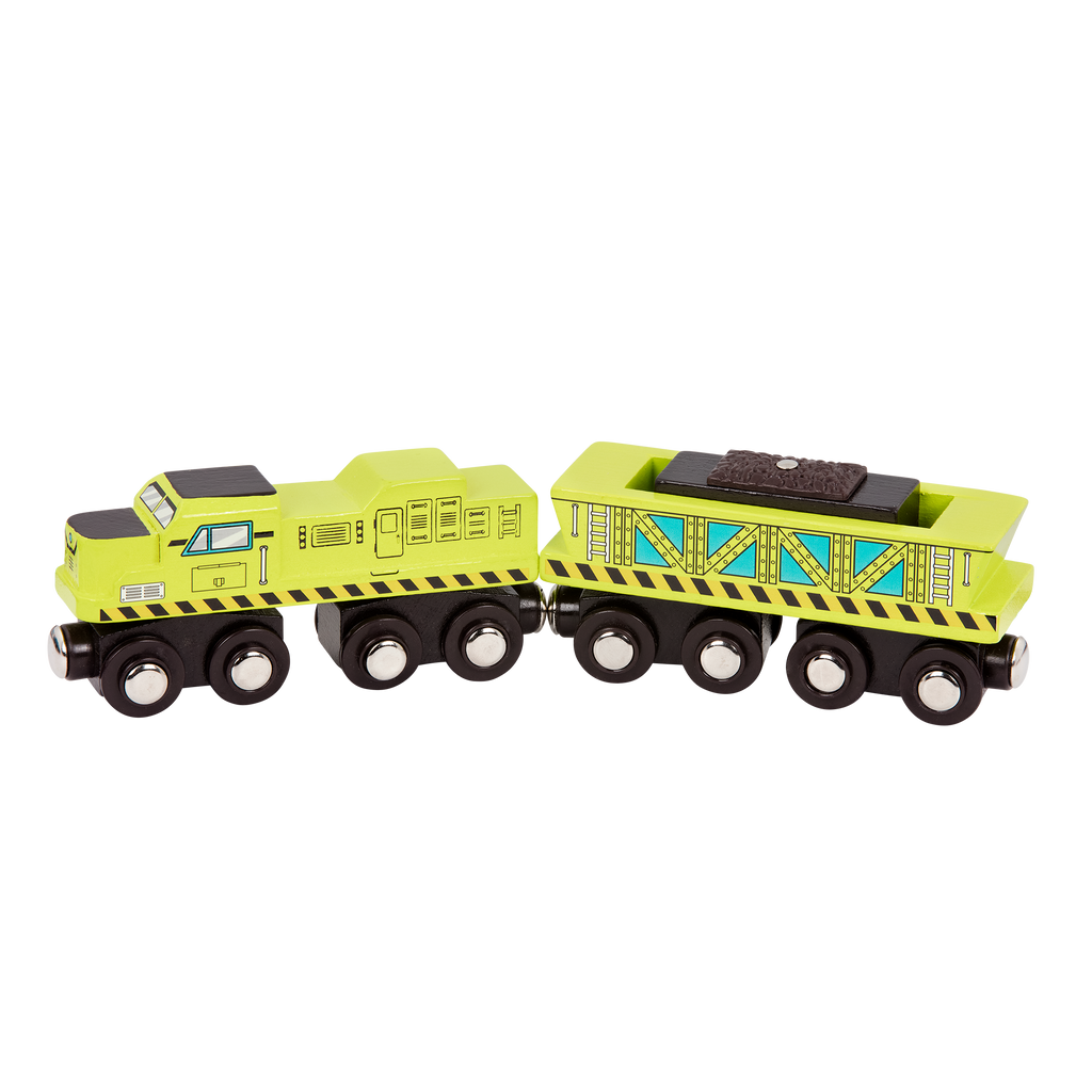 Battat - Wooden Locomotives & Freight Cars