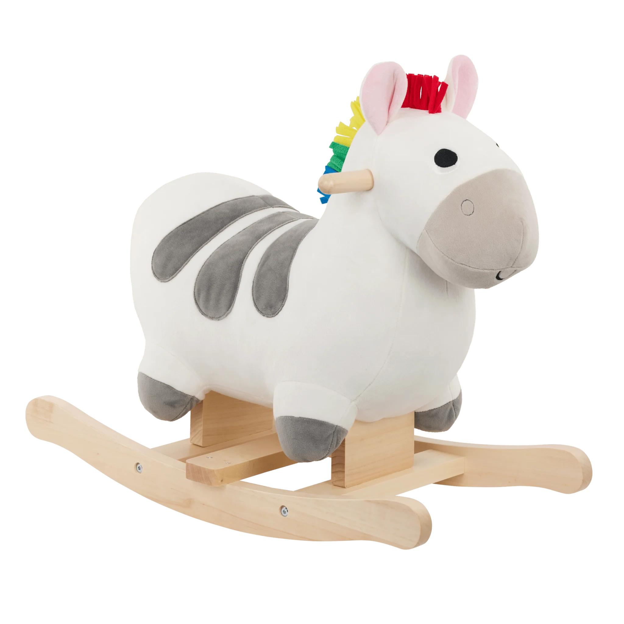 Battat - Zebra with Rainbow Mane Rocker