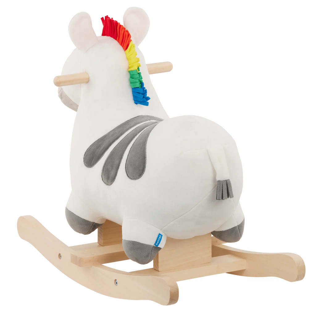 Battat - Zebra with Rainbow Mane Rocker