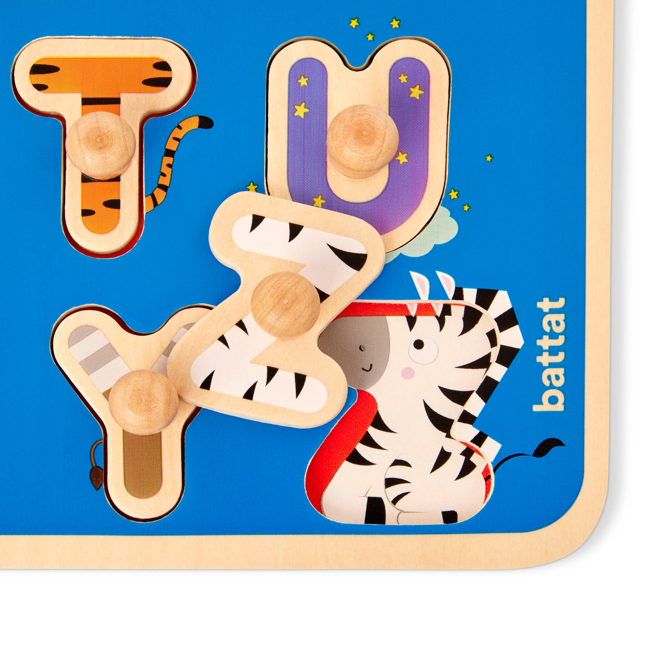 Battat - Puzzle Peg ABC Puzzle Critters