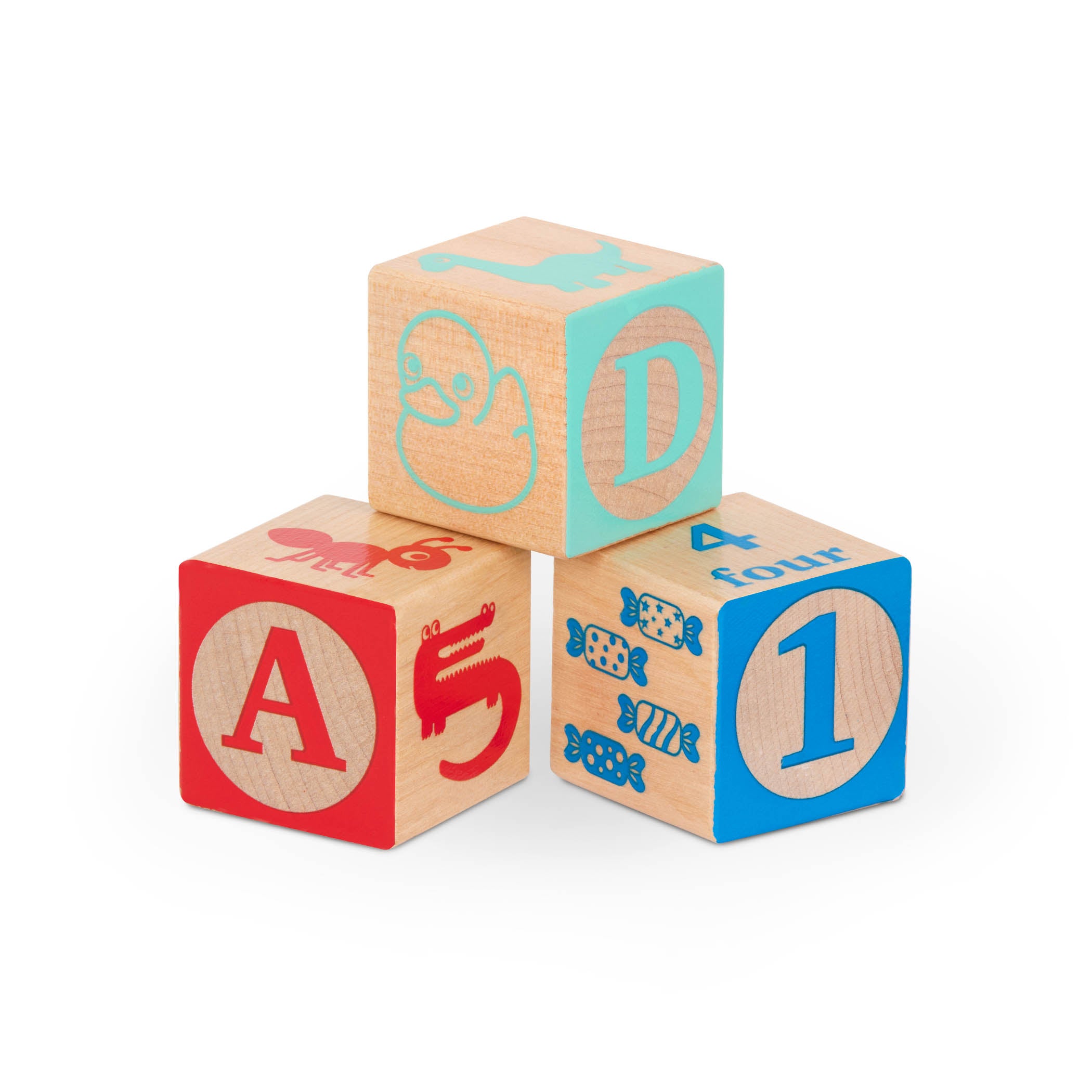 Battat - Puzzle ABC Block Wagon