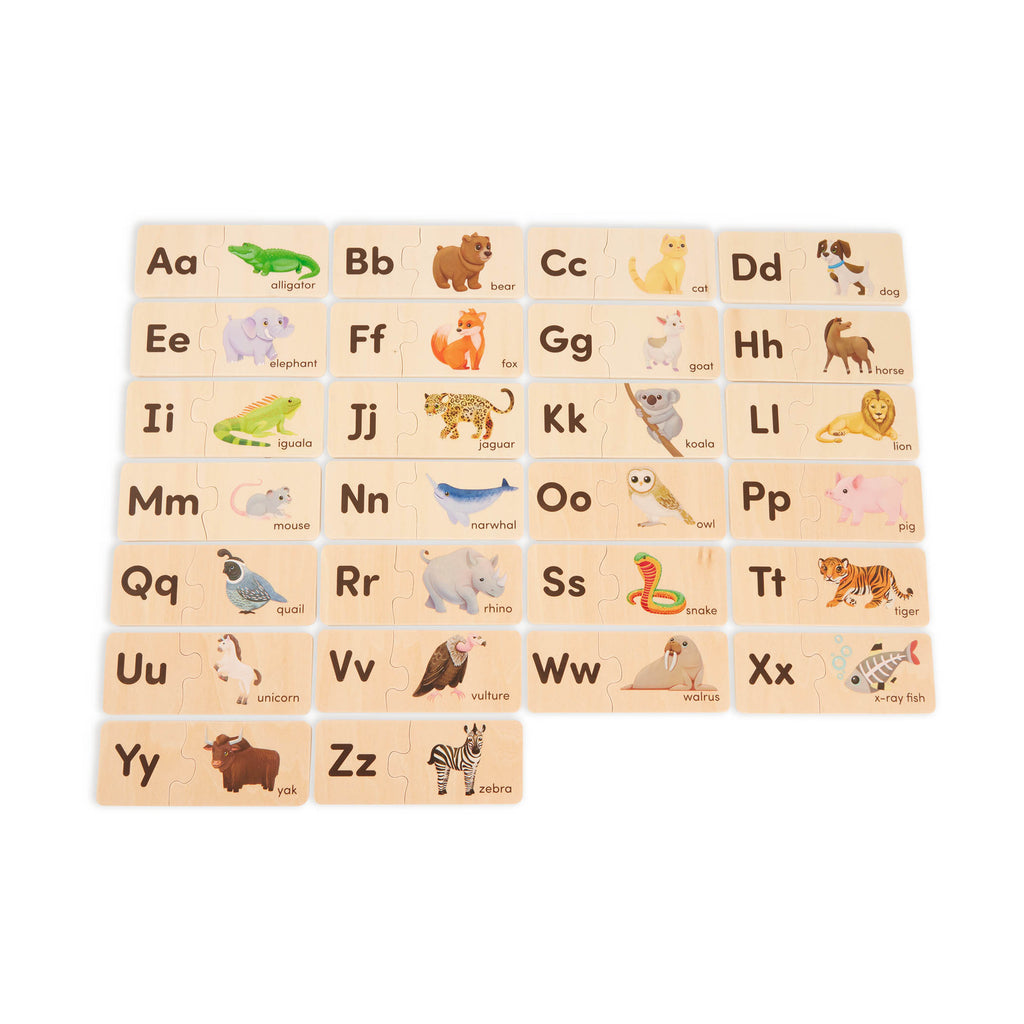 Battat - Puzzle One Match ABC Puzzle Box