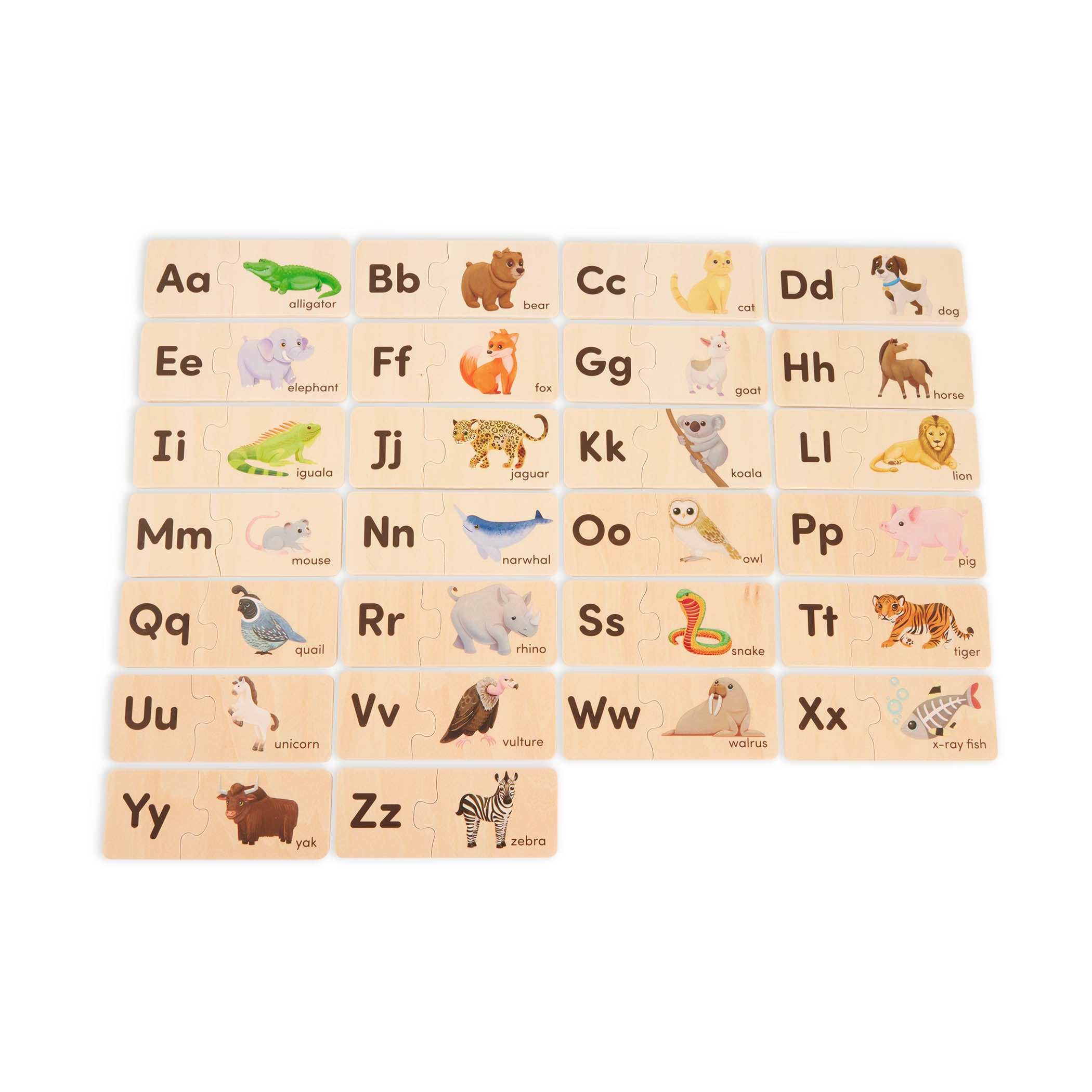 Battat - Puzzle One Match ABC Puzzle Box