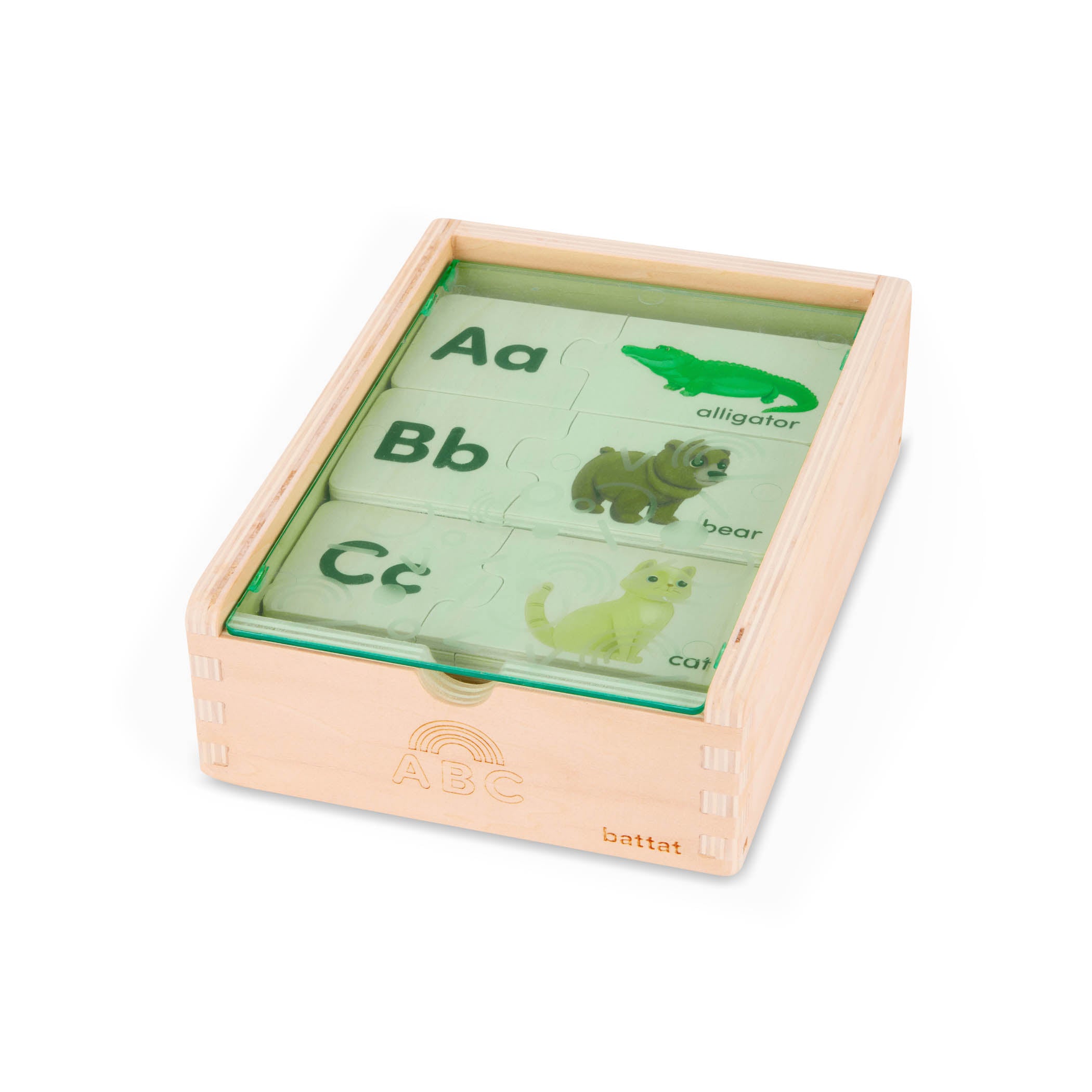 Battat - Puzzle One Match ABC Puzzle Box