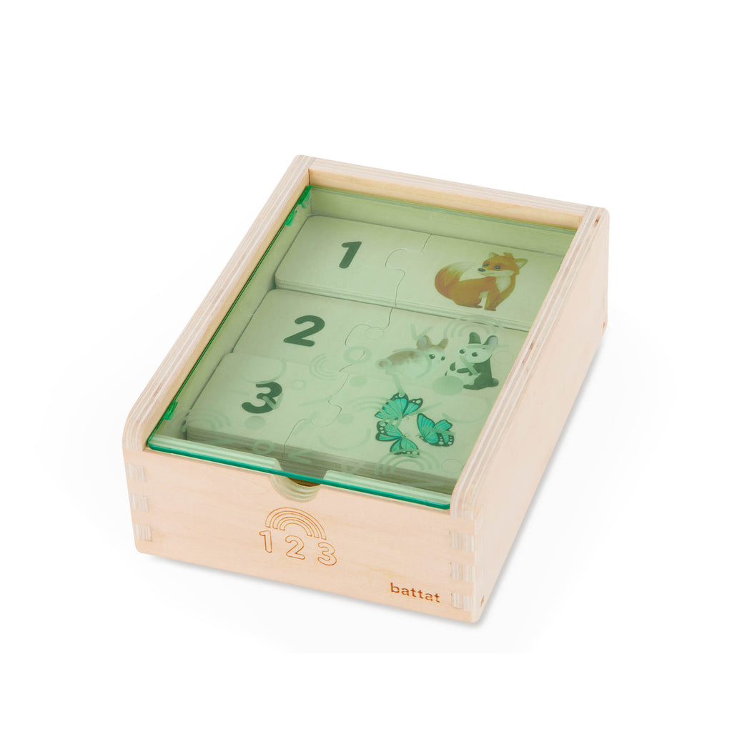 Battat - Puzzle One Match 123'S Puzzle Box