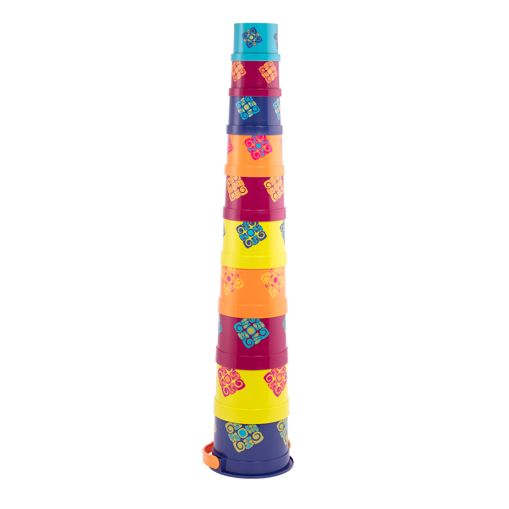 Bazillion Buckets stacking cups