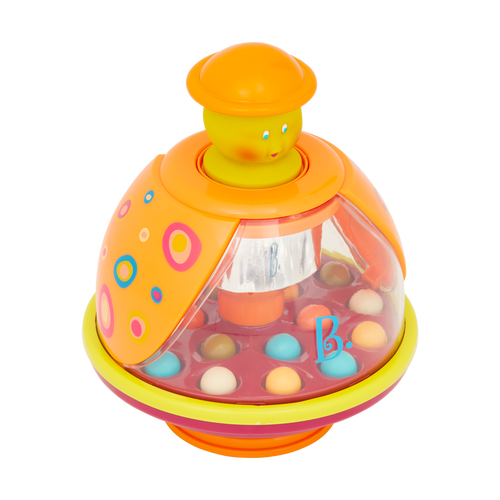 Ladybug tumble toy with colorful balls