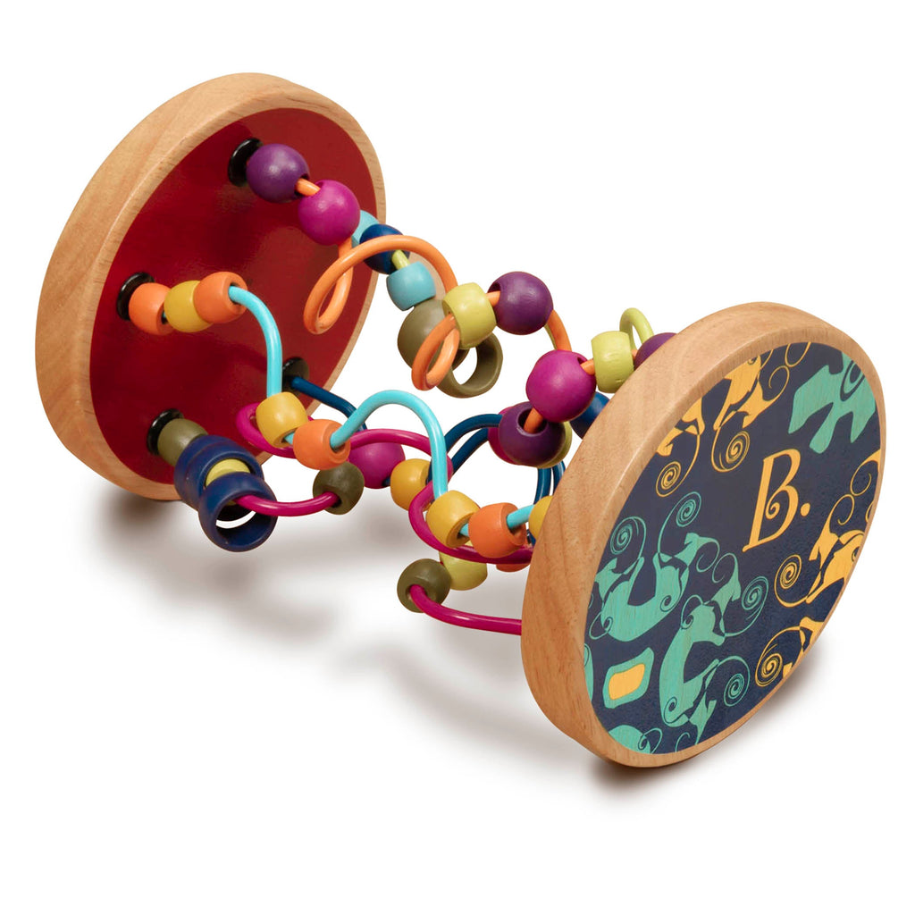 Wooden bead maze