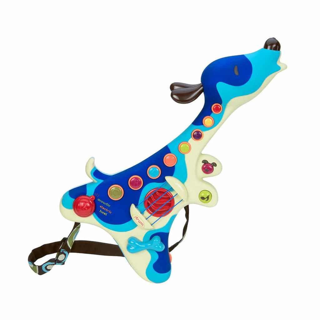 Dog guitar.