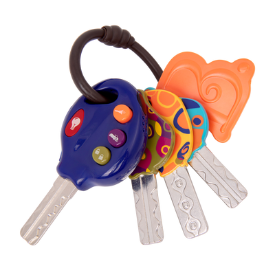Luckey car key toy for baby navy