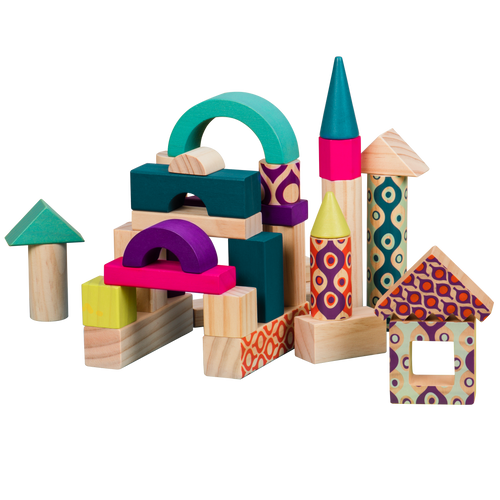 Wood U Build It blocks 