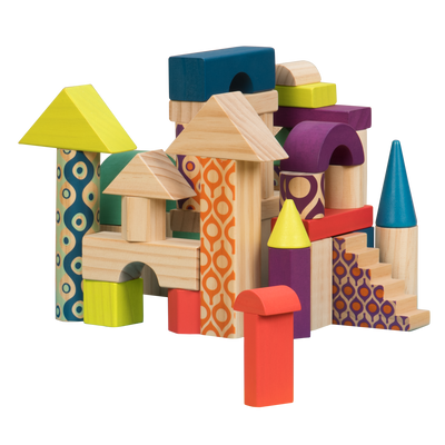 Wood U Build It blocks 