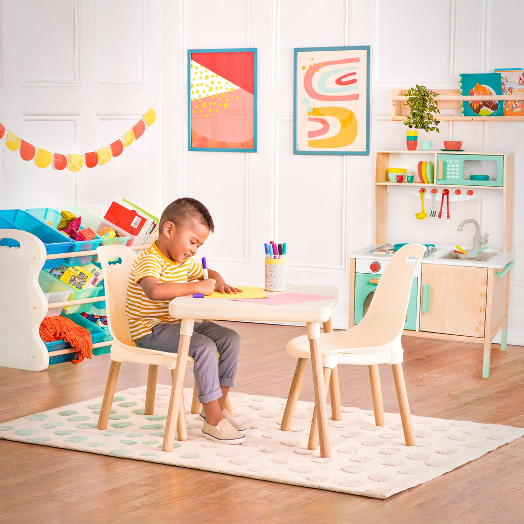 Ivory table and chair set