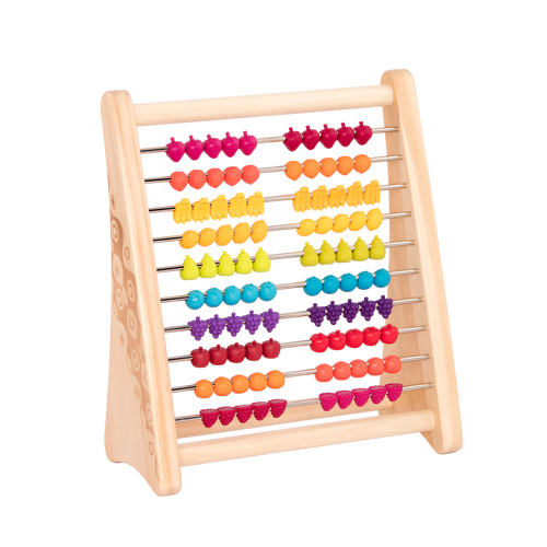 Wooden abacus.