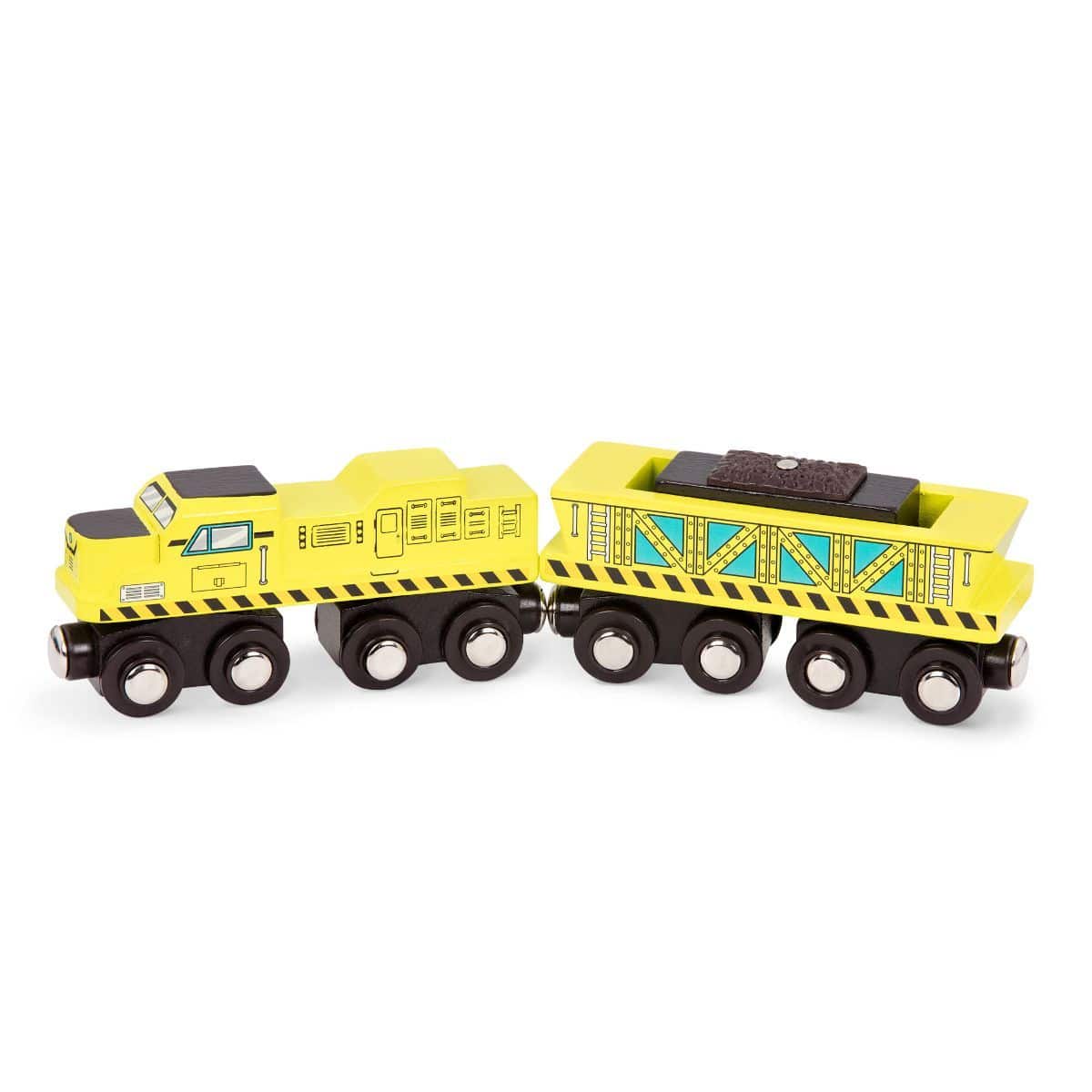 Wooden trains.