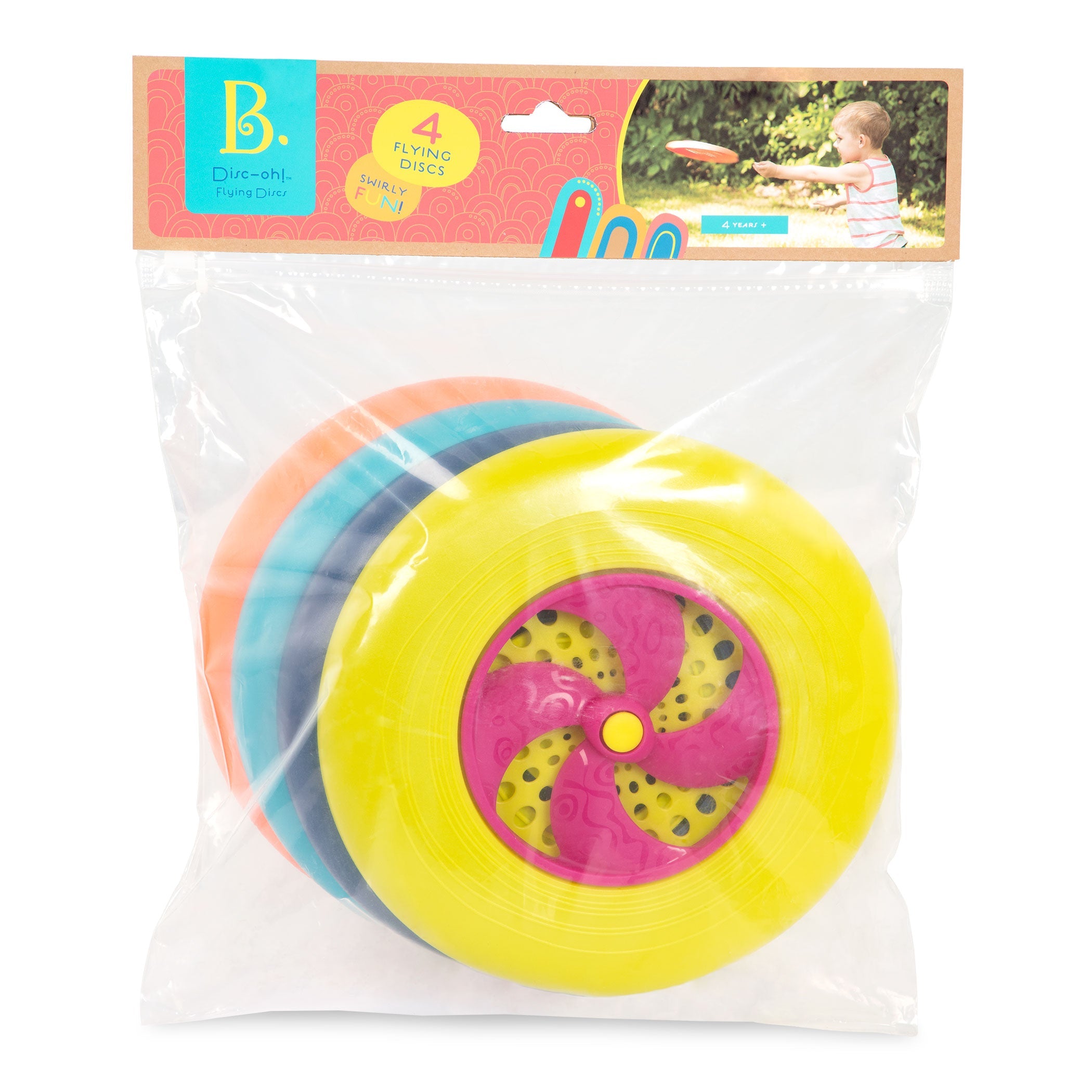 Flying discs.