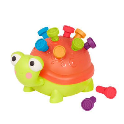 Light-up turtle counting toy.
