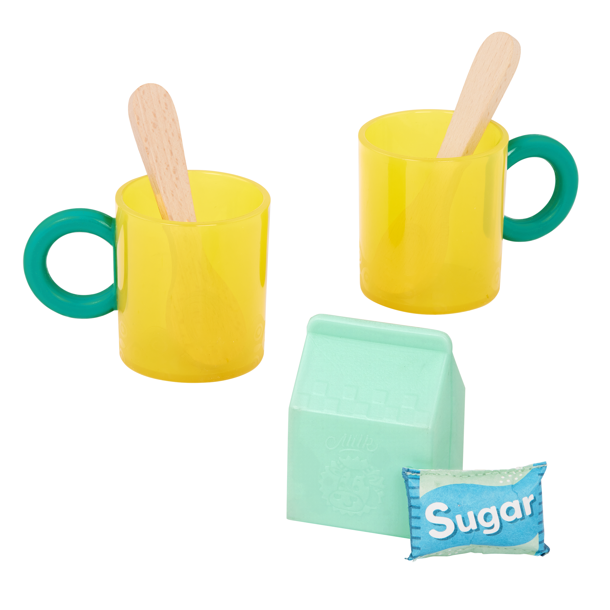 Toy coffee maker set.