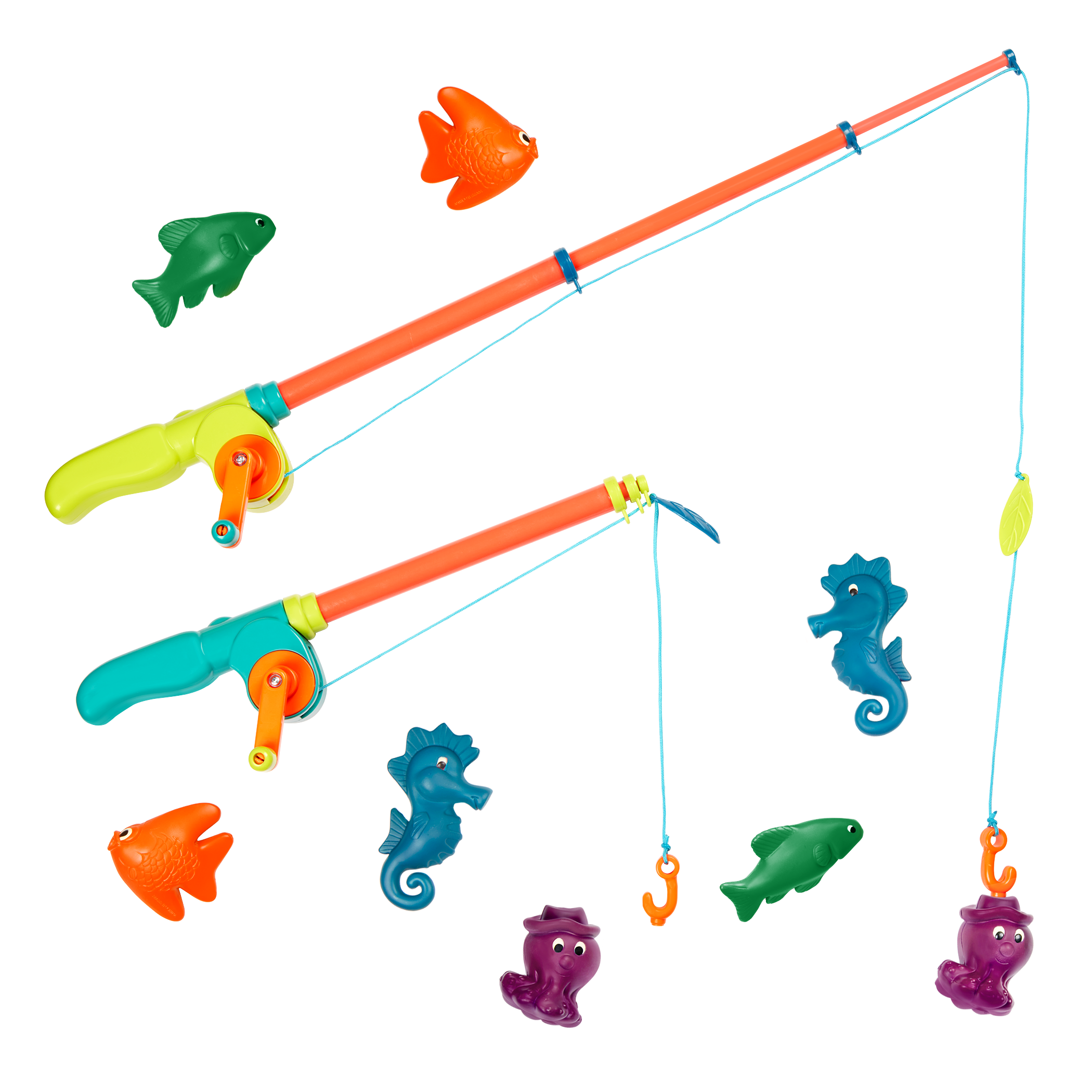 Toy fishing set for kids.