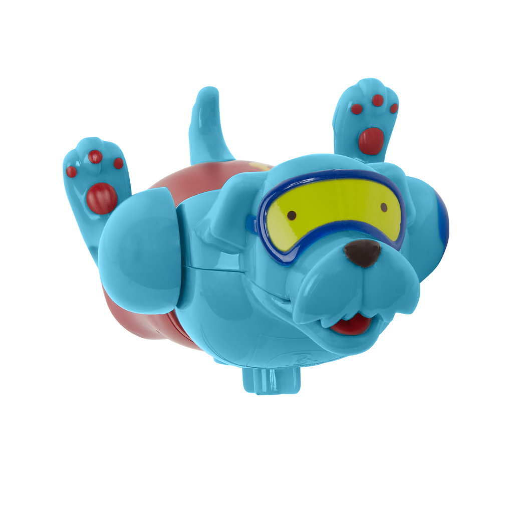 Wind-up dog toy.
