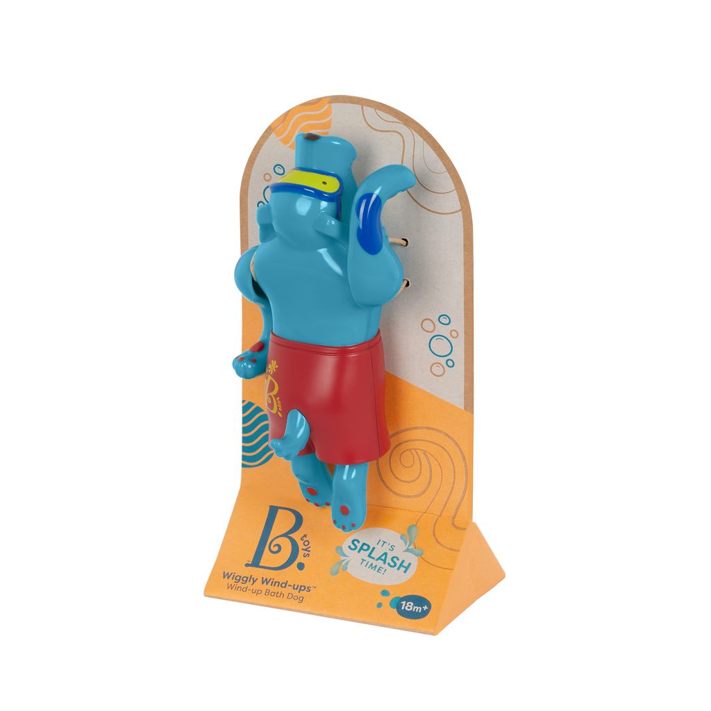 Wind-up dog toy.