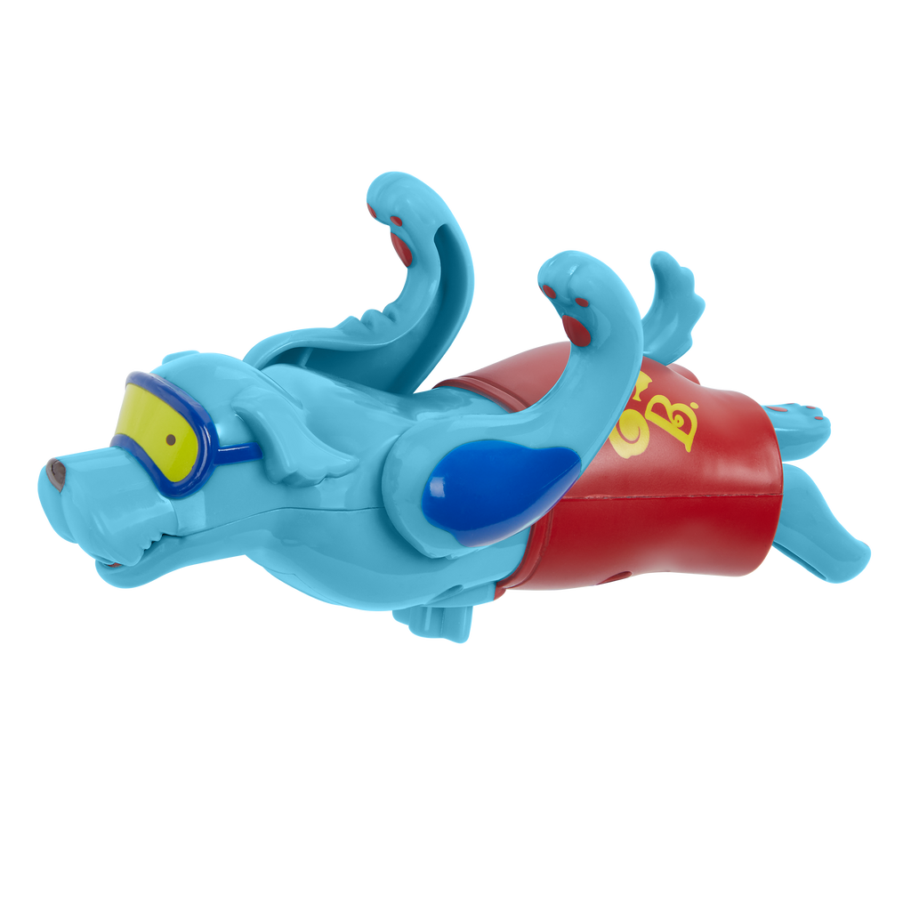 Wind-up dog toy.