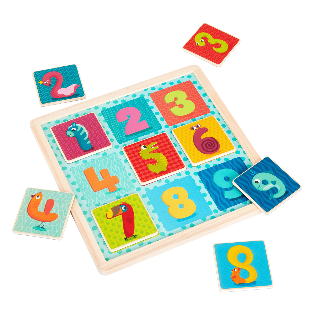 Two wooden puzzles.