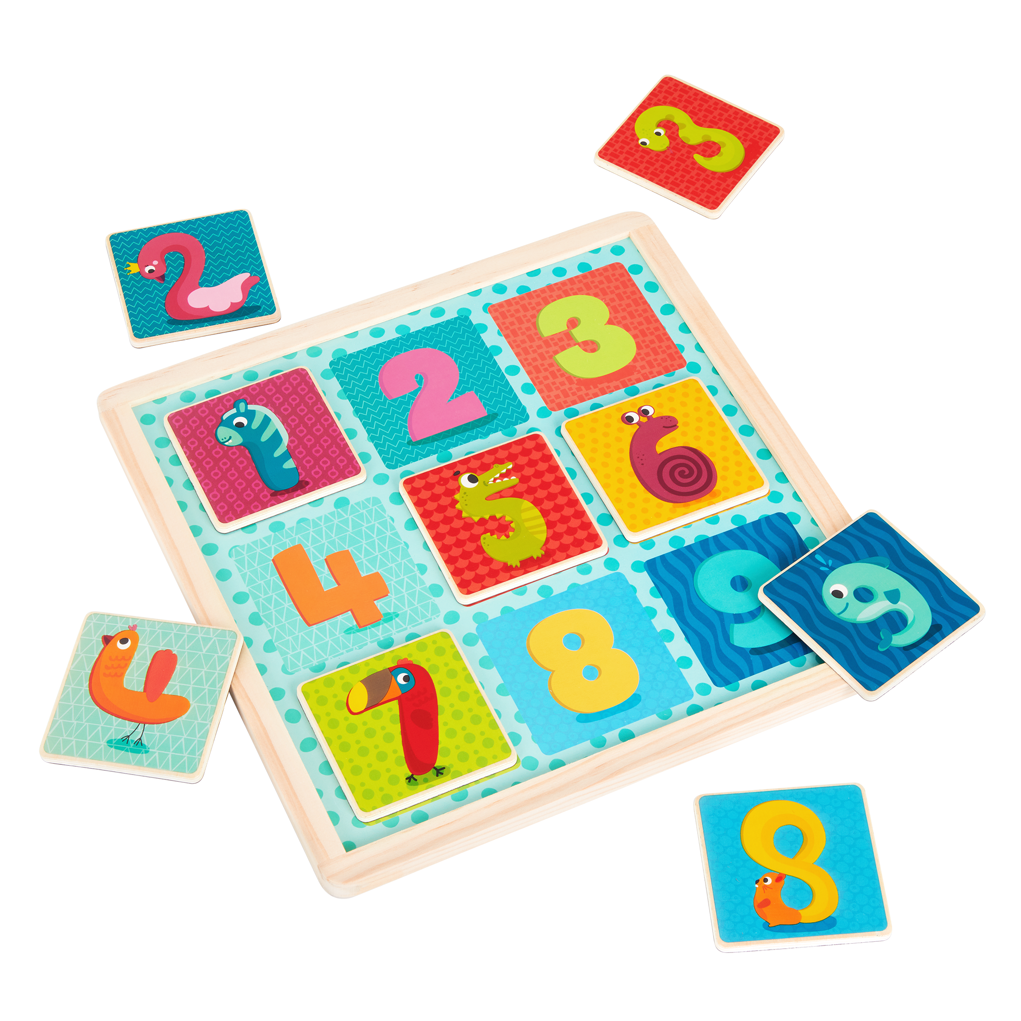 Two wooden puzzles.
