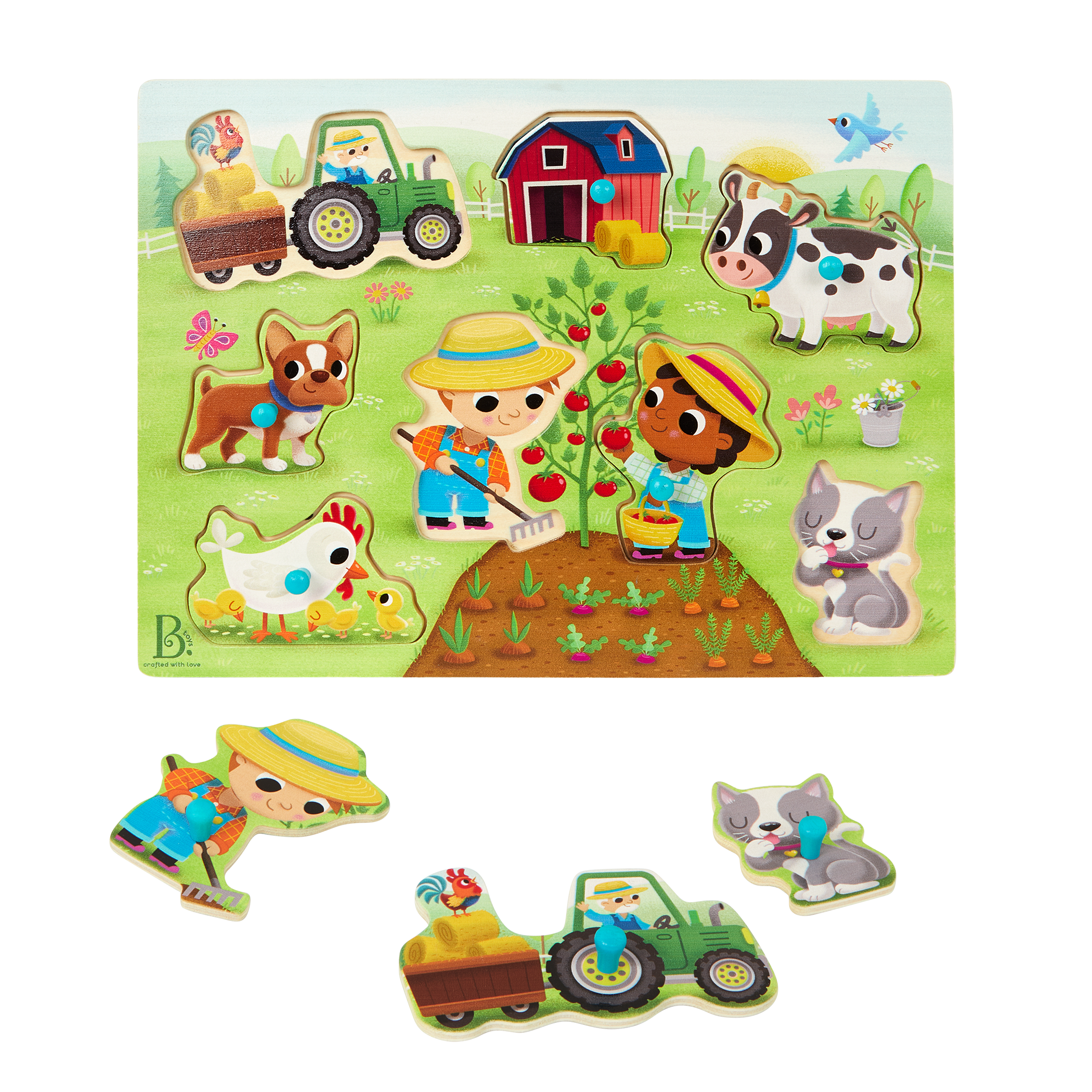Farm peg puzzle.