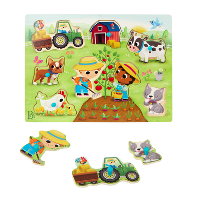 Farm peg puzzle.