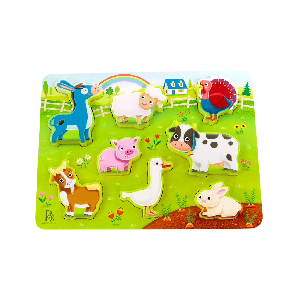 Chunky farm animal puzzle.