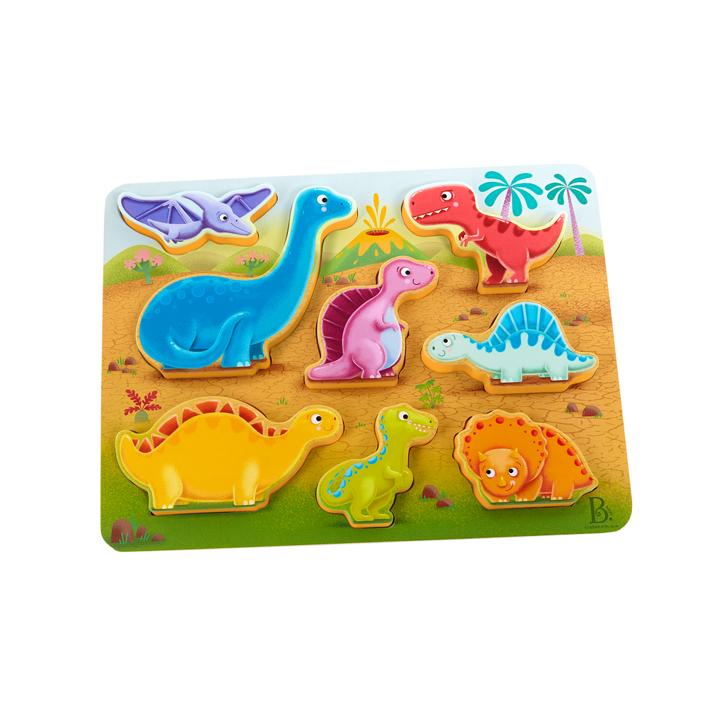 Chunky dinosaur puzzle.