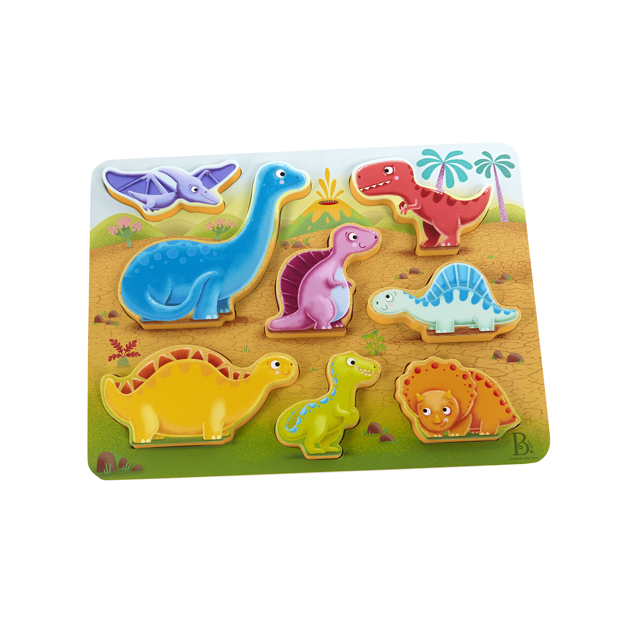 Chunky dinosaur puzzle.