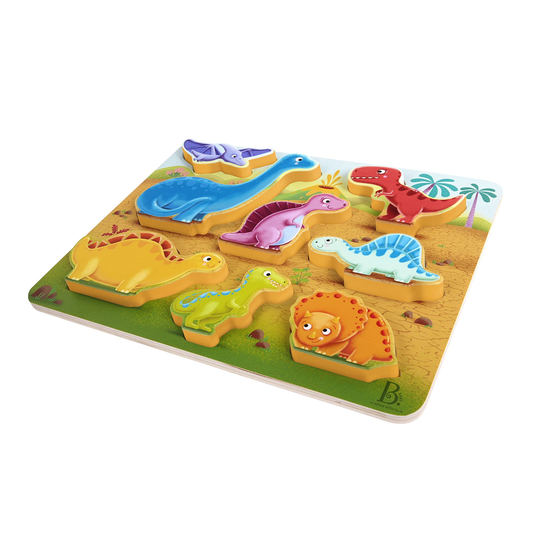 Chunky dinosaur puzzle.