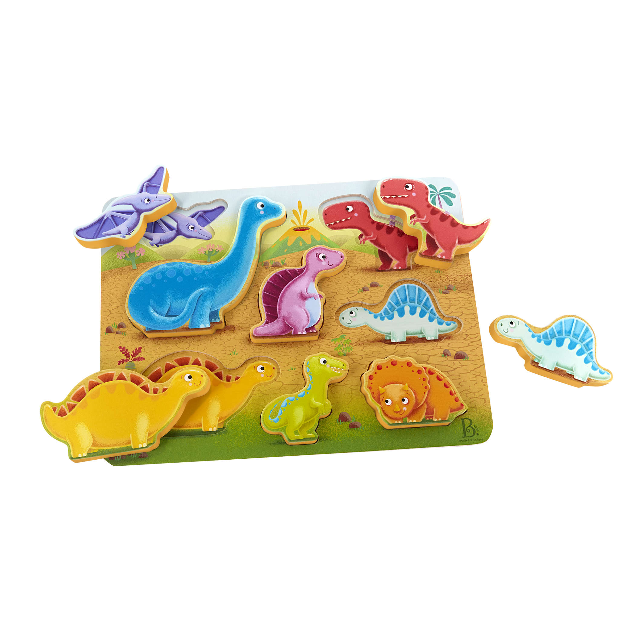 Chunky dinosaur puzzle.