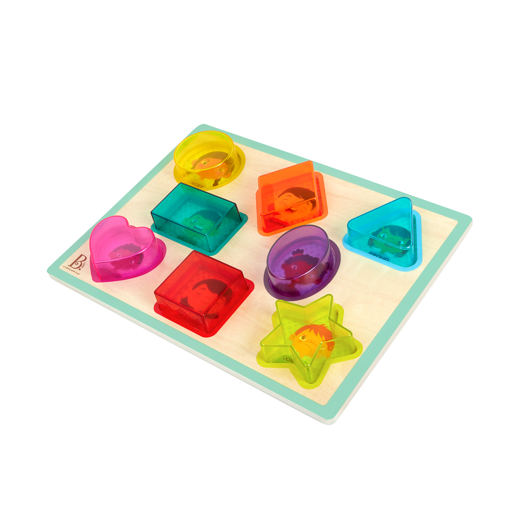 Chunky shapes and emotions puzzle.