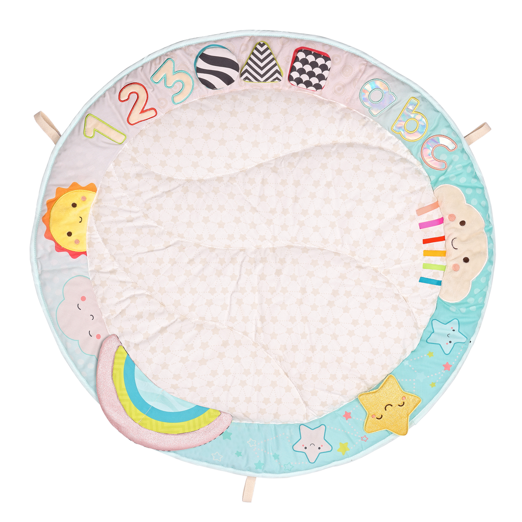 Sensory baby activity gym cotton mat hanging toys