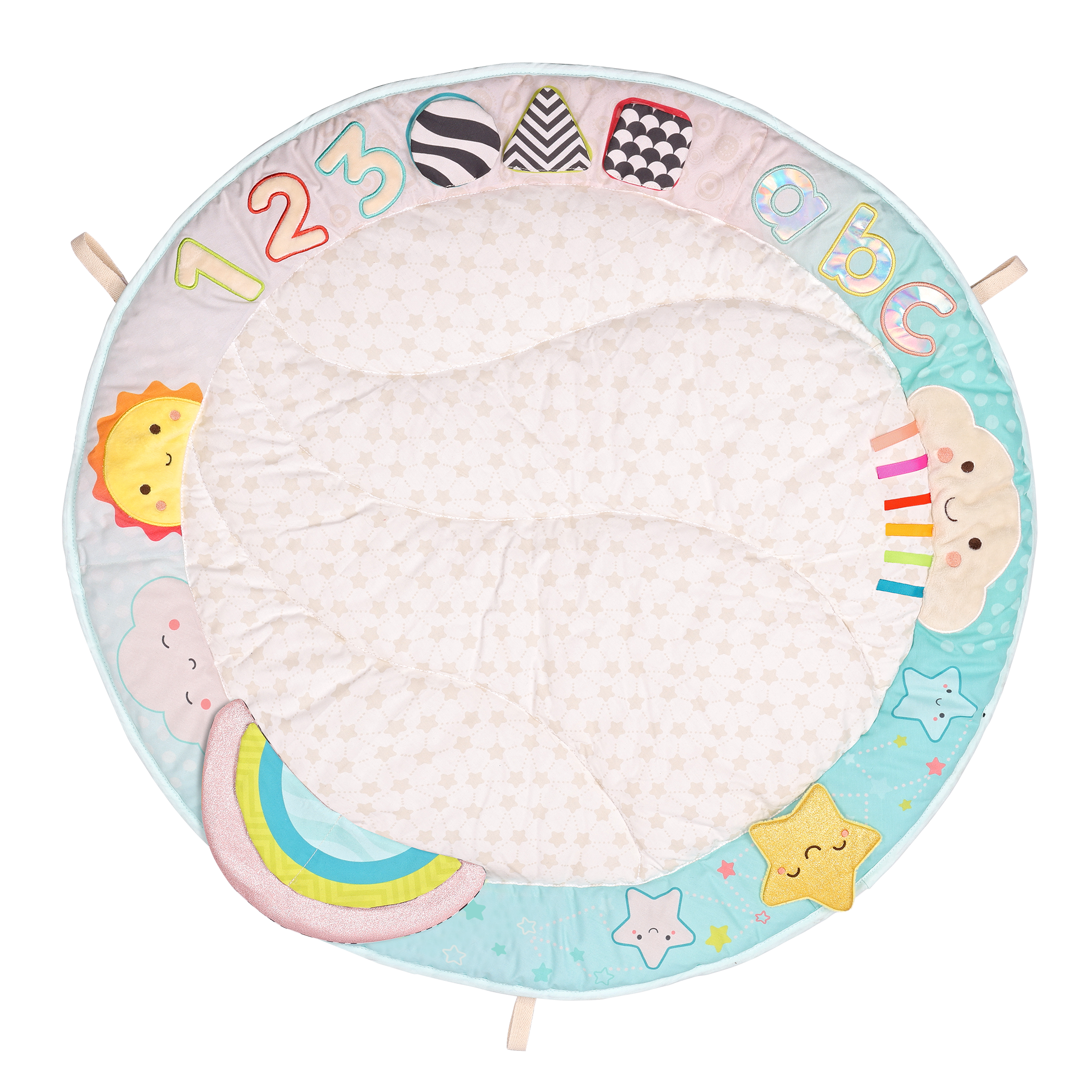 Sensory baby activity gym cotton mat hanging toys