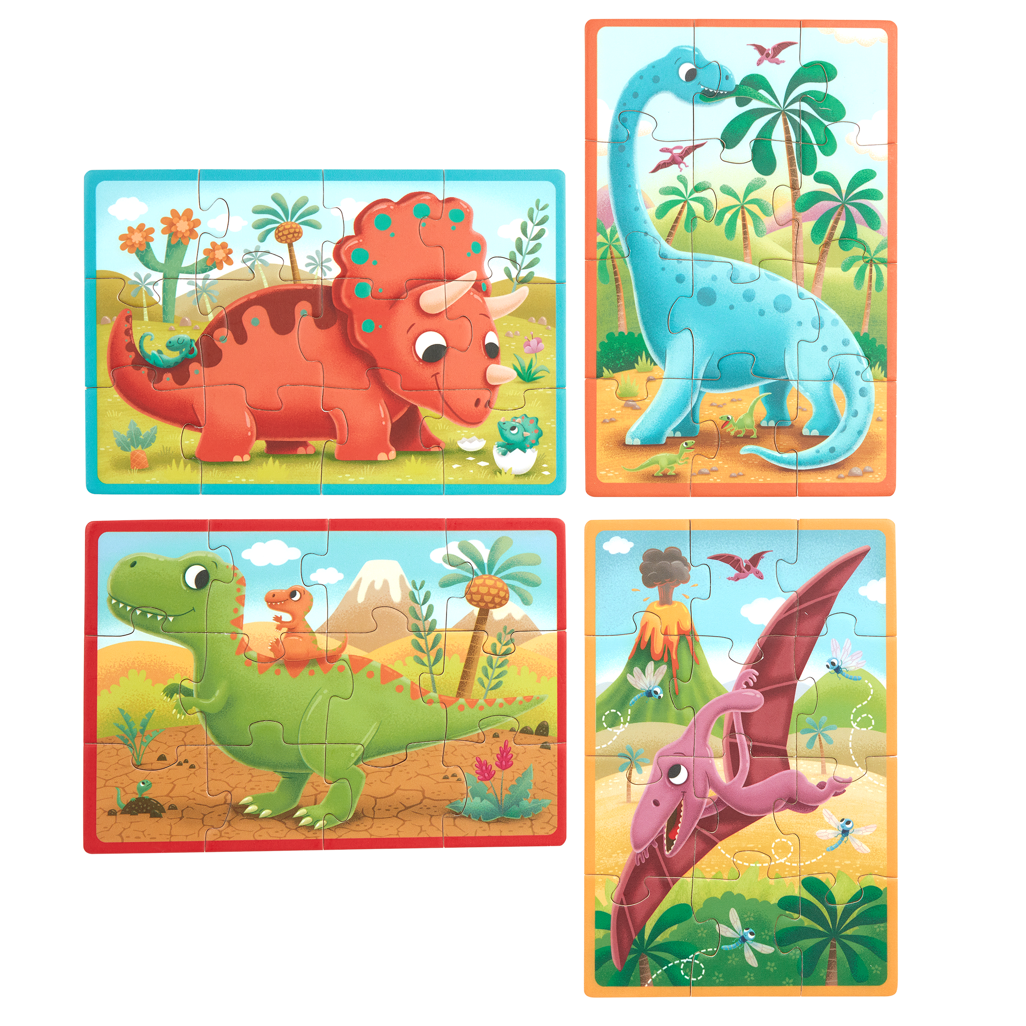Dinosaur jigsaw puzzles.