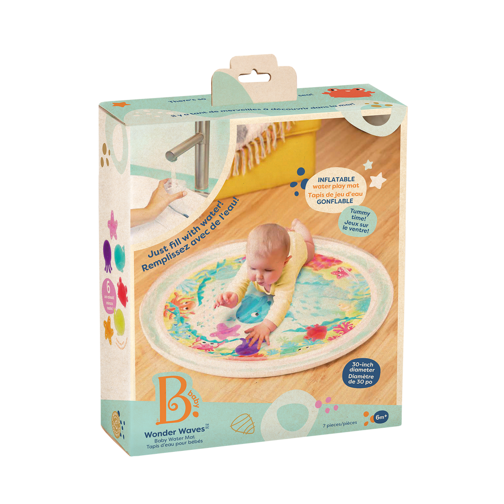 Baby sensory water mat tummy time activity