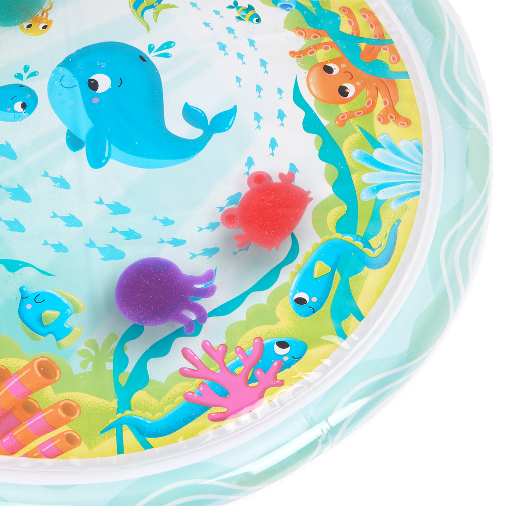 Baby sensory water mat tummy time activity