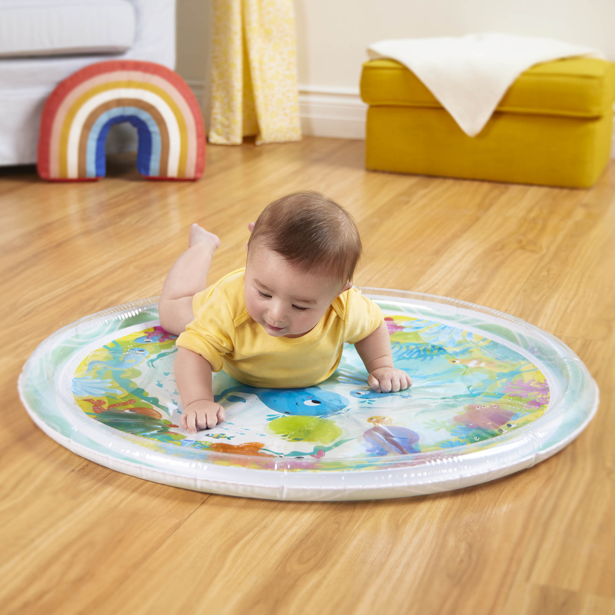 Baby sensory water mat tummy time activity