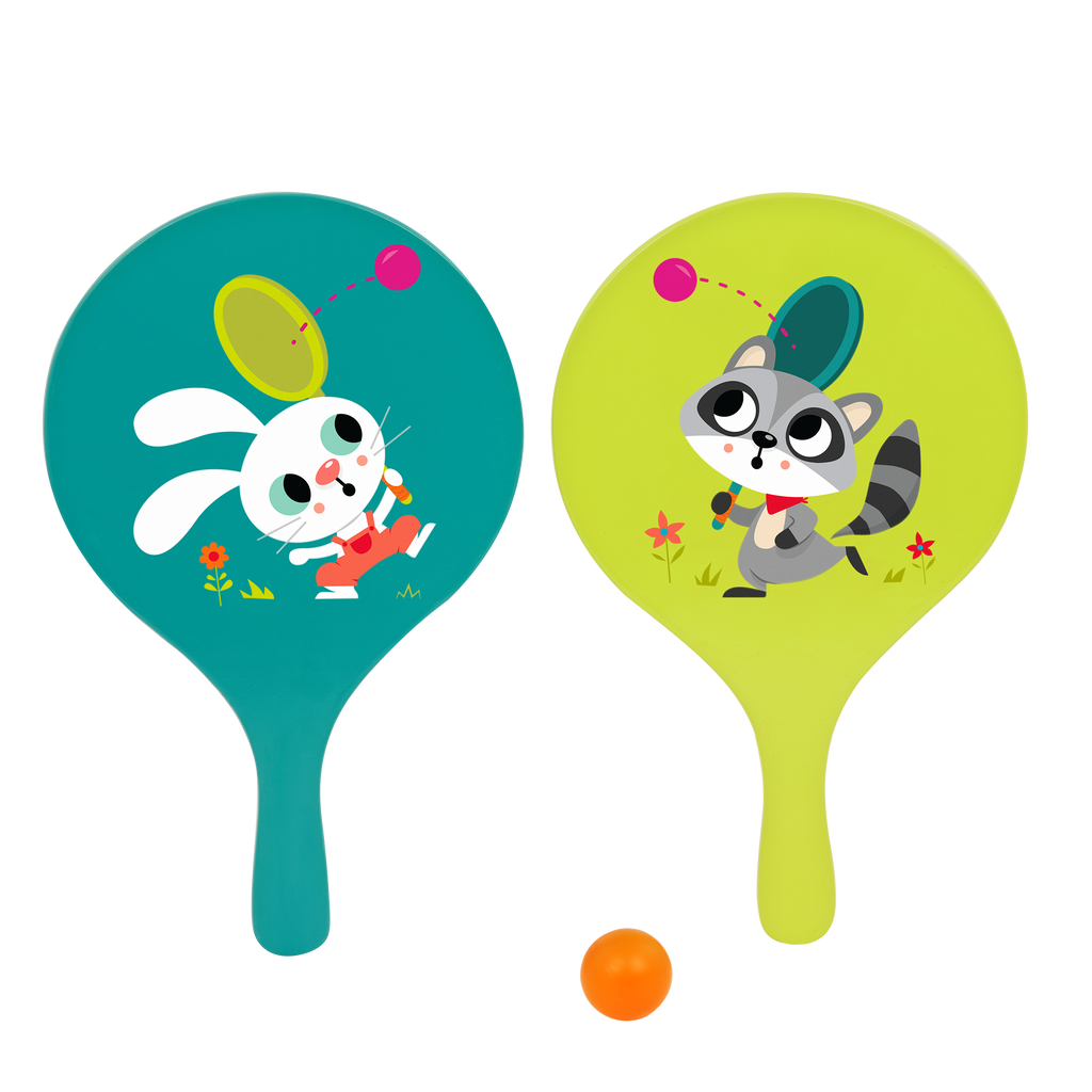 Bouncy paddle ball game for kids summer